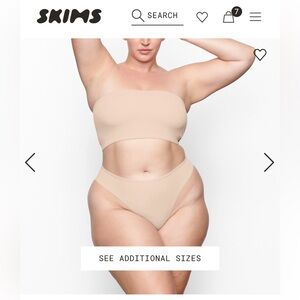Skims strapless